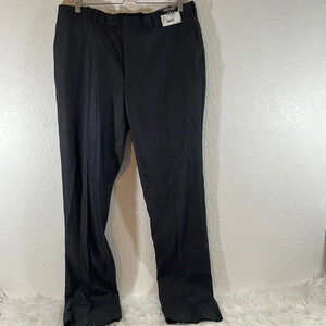 WEST END BLACK UNHEMMED DRESS Size 38 W US PANTS MEN With Pockets NEW